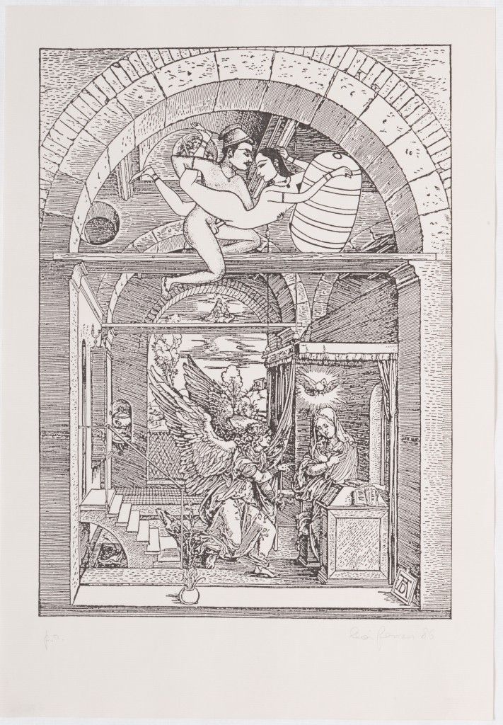 León Ferrari, untitled, Paraheretics I series, 1986, photocopy on paper, MASP Collection