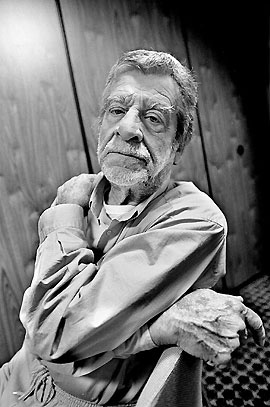 Prolific artist, photographer, poet and graphic designer Fernando Lemos, ninety years old