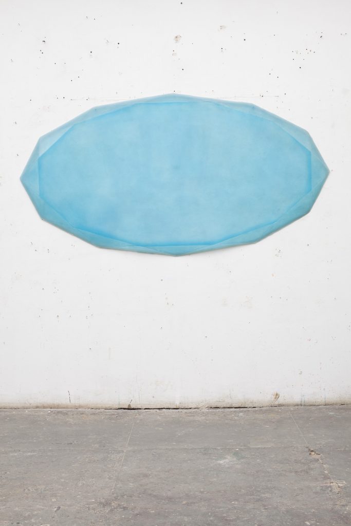 Dudi Maia Rosa, untitled, 2016, pigmented polyester resin and fiberglass, 110 x 210 cm, Photo Felipe Bertarelli